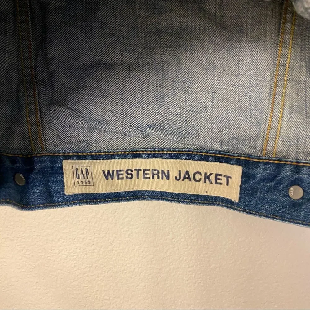 Gap Kids girls Jean Jacket the western jacket cotton Denim M 8-9
